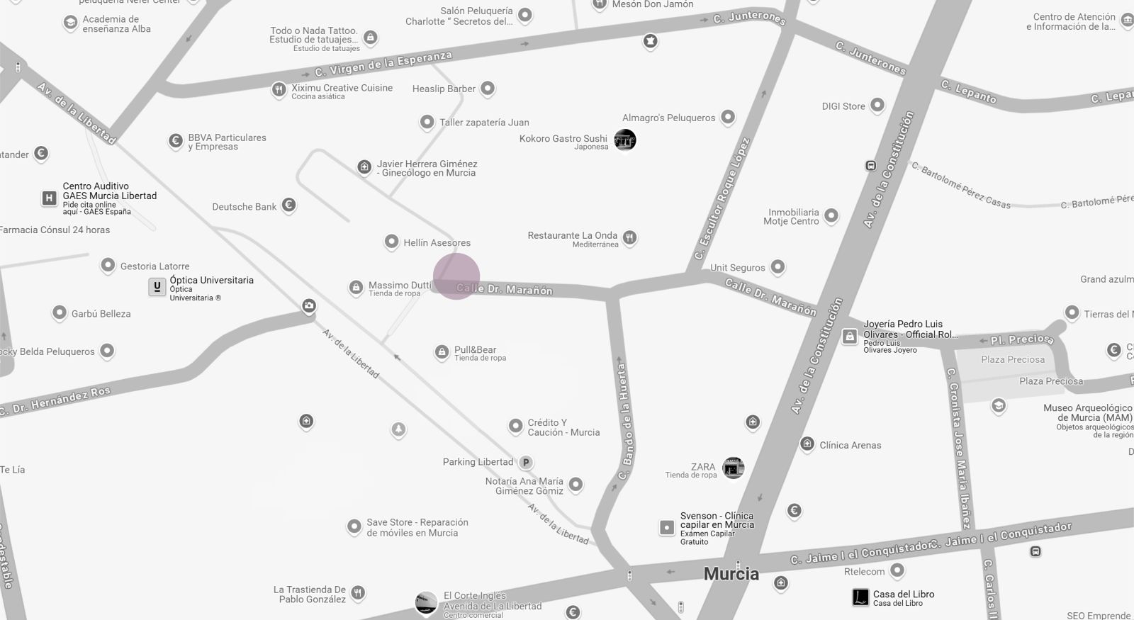 localizacion Parking individual 